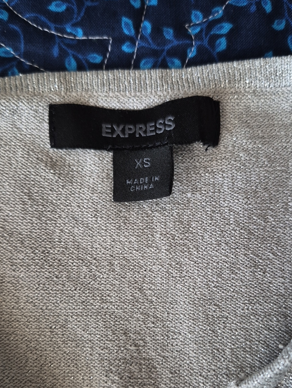 Express Silver Halter Top - Picture 4 of 5